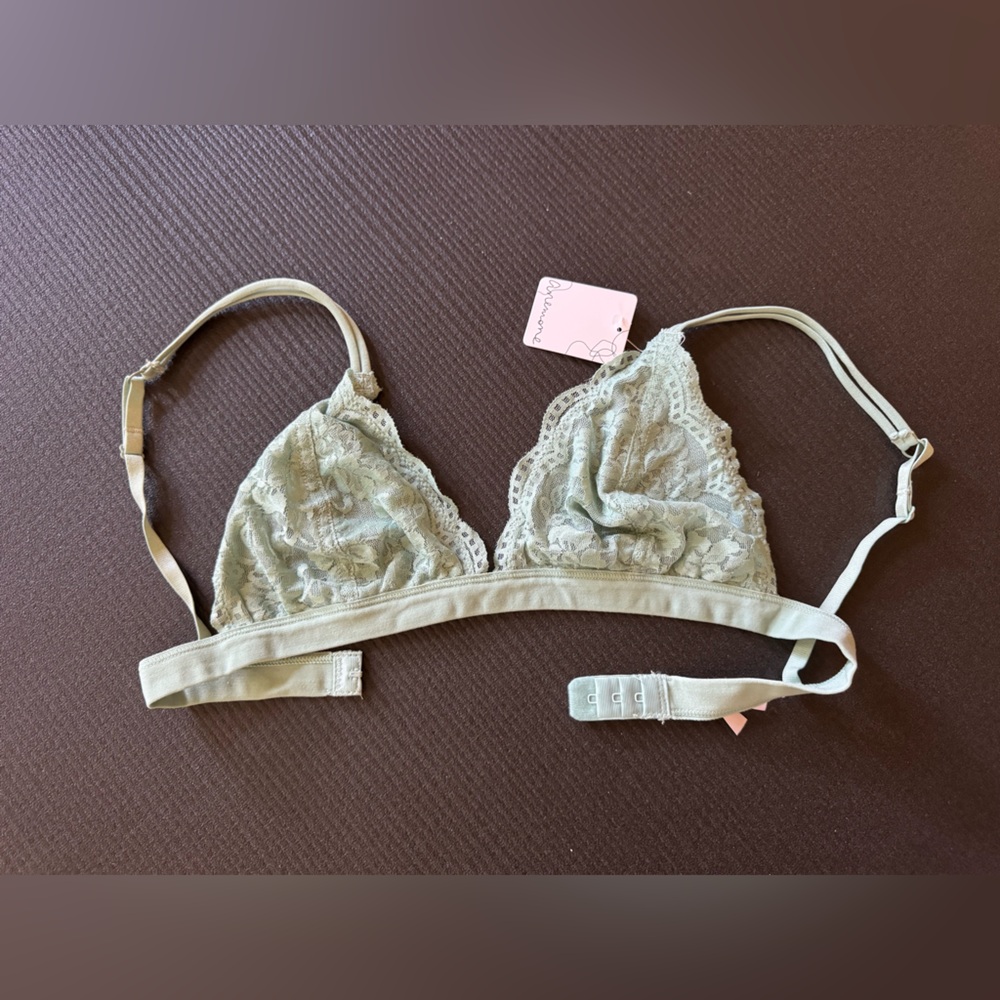 Anemone Lace Bralette in Sage Green, NWT - Picture 2 of 5